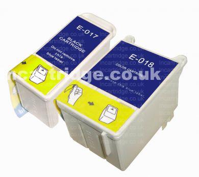 Epson T017/Black and T018/Color Twinpack.